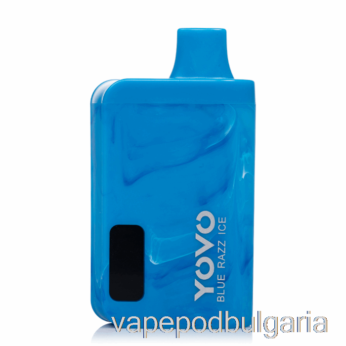 Vape Bulgaria Yovo Jb8000 за еднократна употреба Blue Razz Ice